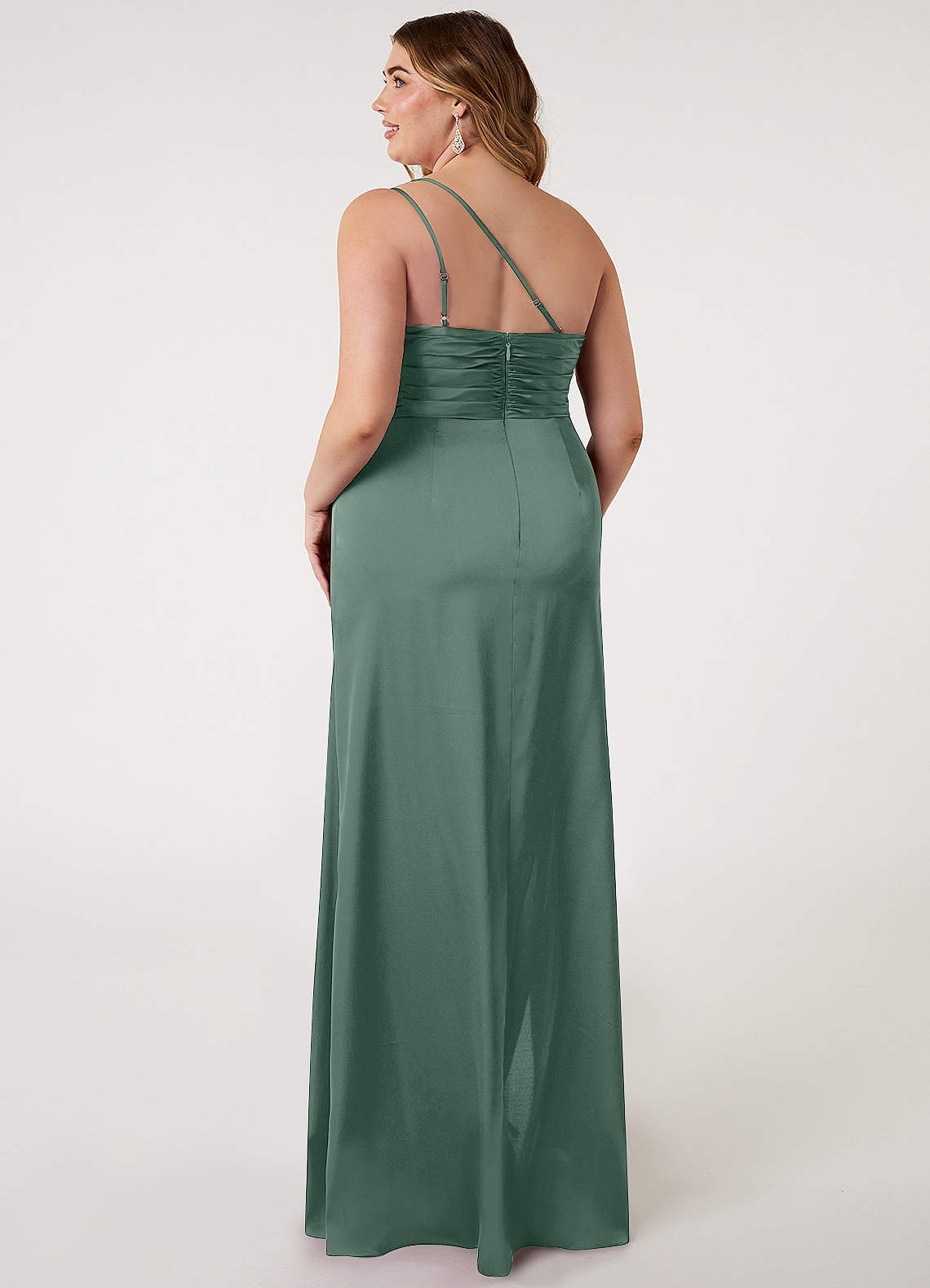 Eren Stretch Satin Dress-AZ6322890-final sale