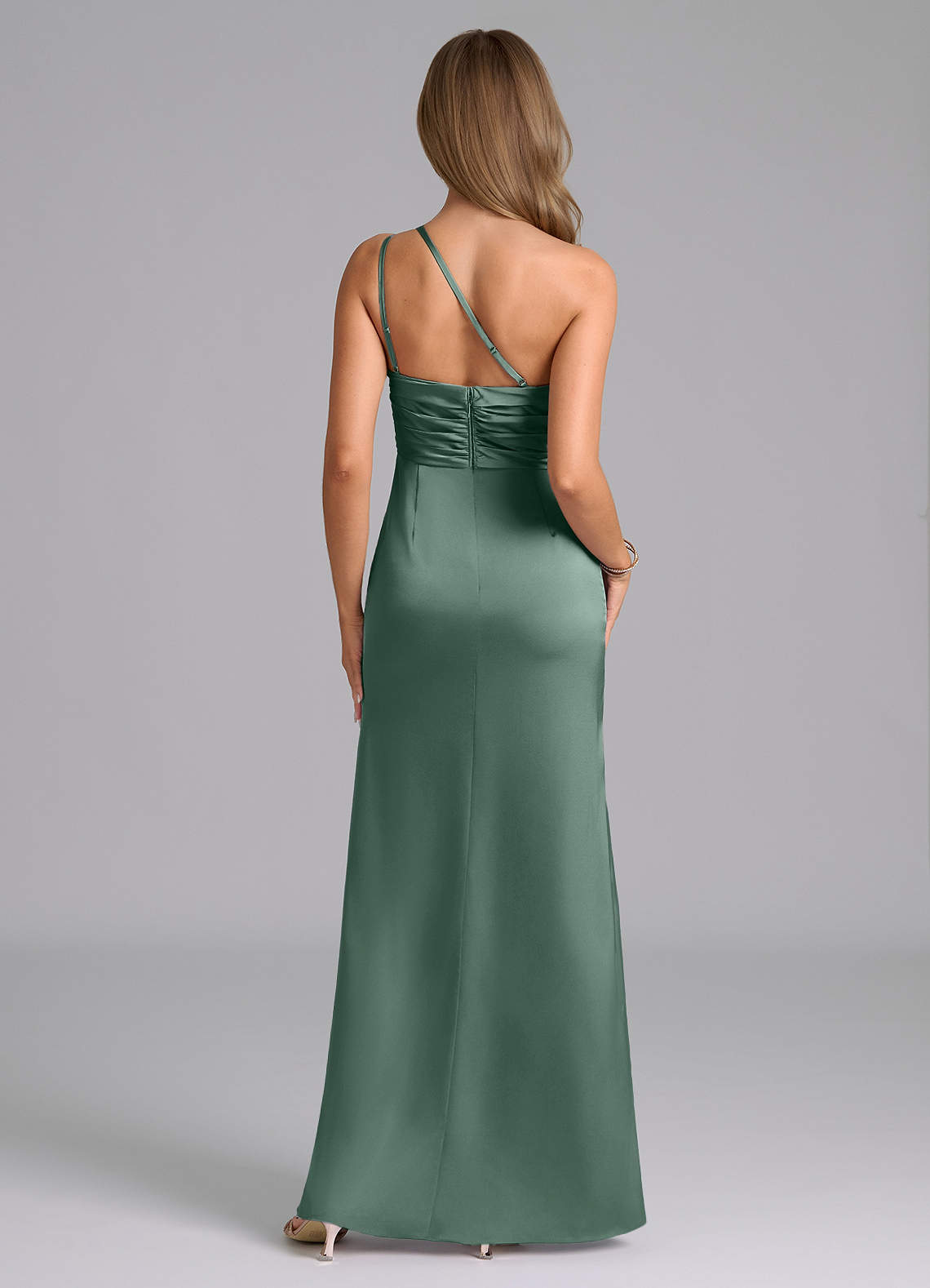 Eren Stretch Satin Dress-AZ6144060-final sale