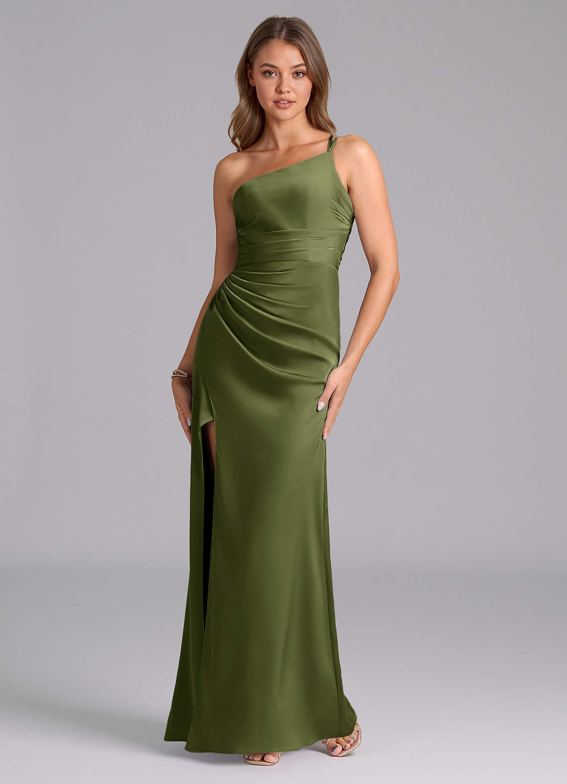 Eren Stretch Satin Dress-AZ72563845-final sale