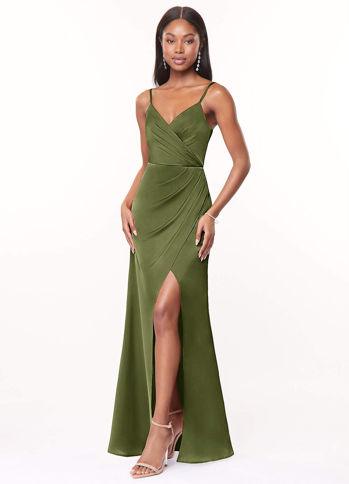 Maci Stretch Satin Dress-AZ97524911-final sale