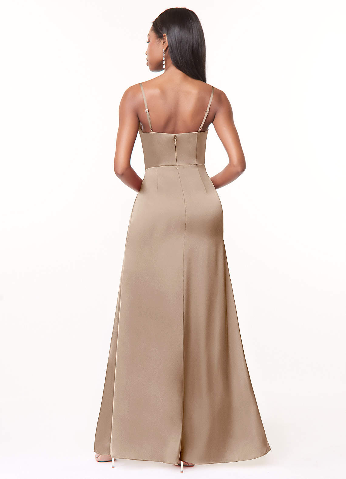 Maci Stretch Satin Dress-AZ36928720-final sale