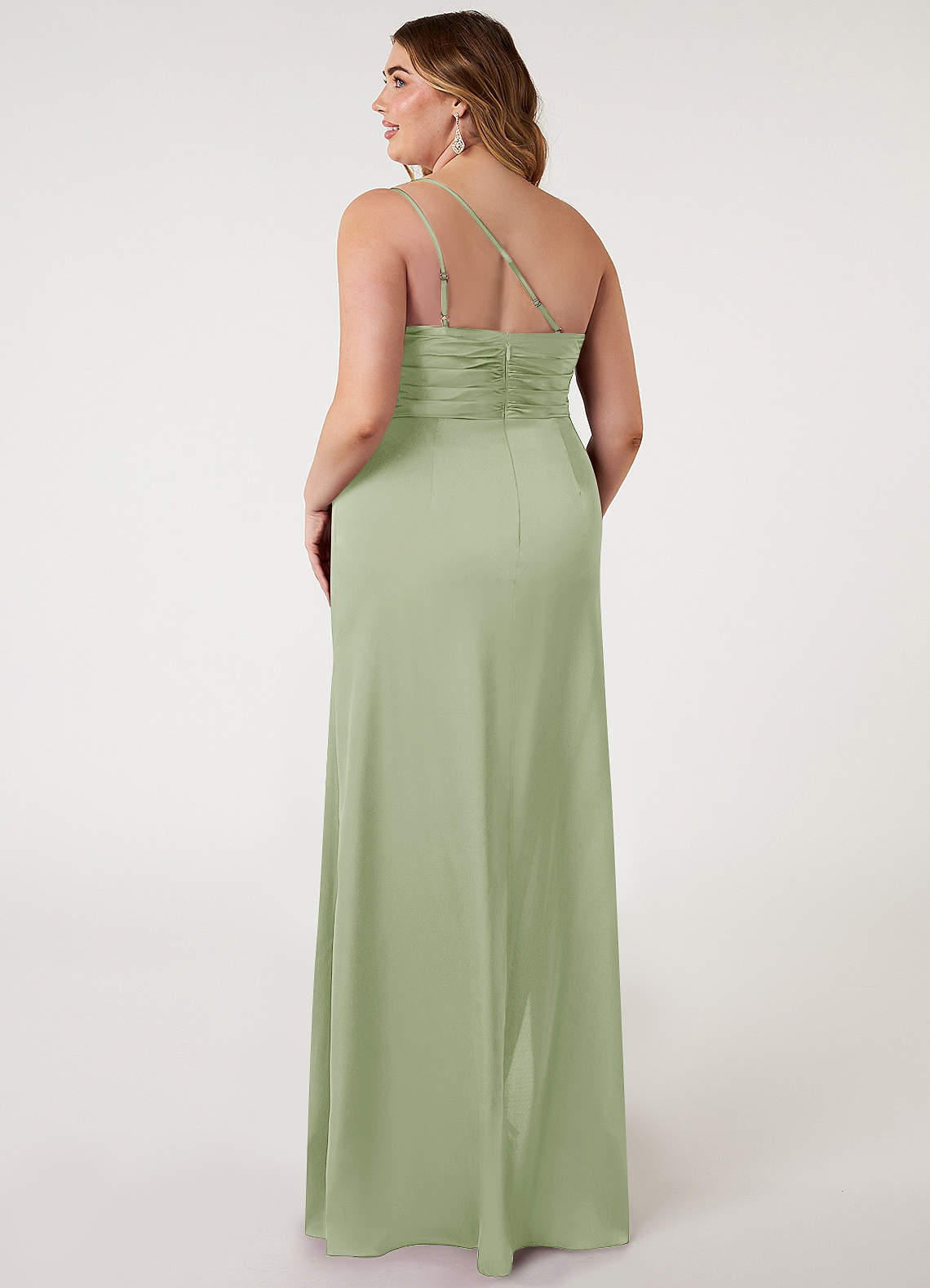 Eren Stretch Satin Dress-AZ49019516-final sale