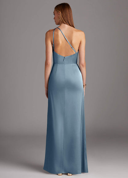 Mika Stretch Satin Dress-AZ87545894-final sale