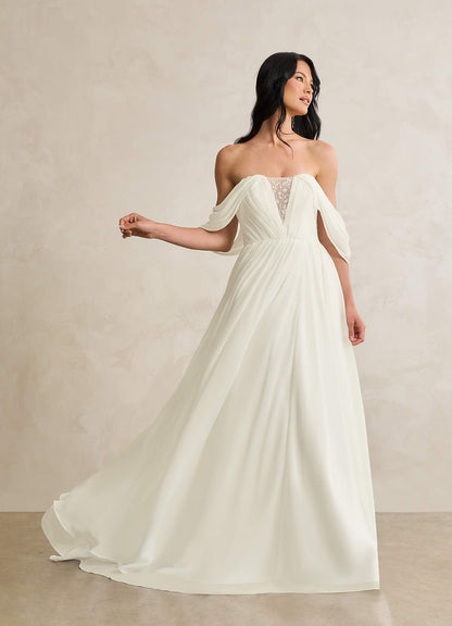 Fawn Wedding Dress-AZ5381026-final sale
