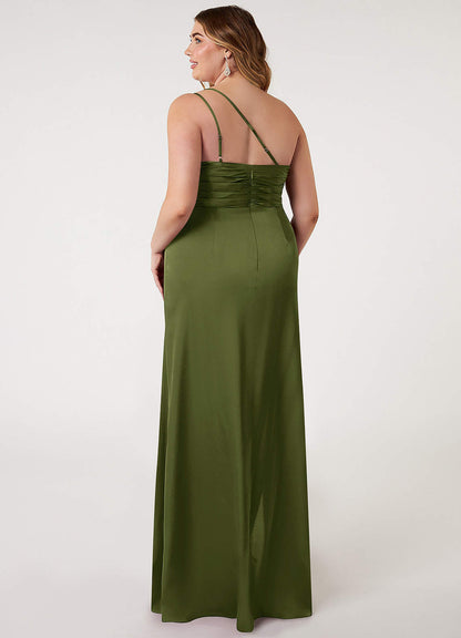 Eren Stretch Satin Dress-AZ72563845-final sale