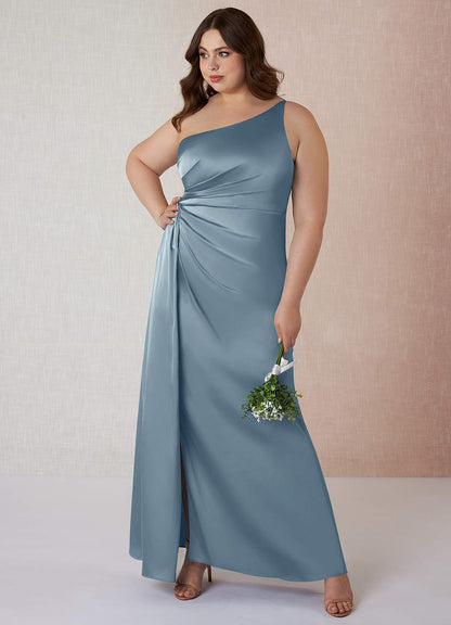 Mika Stretch Satin Dress-AZ87545894-final sale