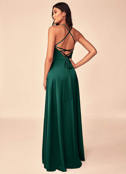 Mei Stretch Satin Dress-AZ91908761-final sale