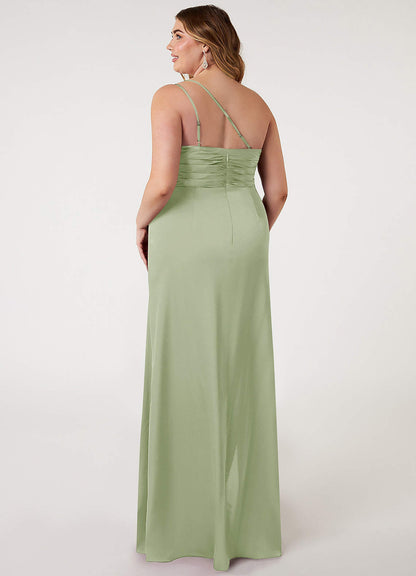 Eren Stretch Satin Dress-AZ49019516-final sale